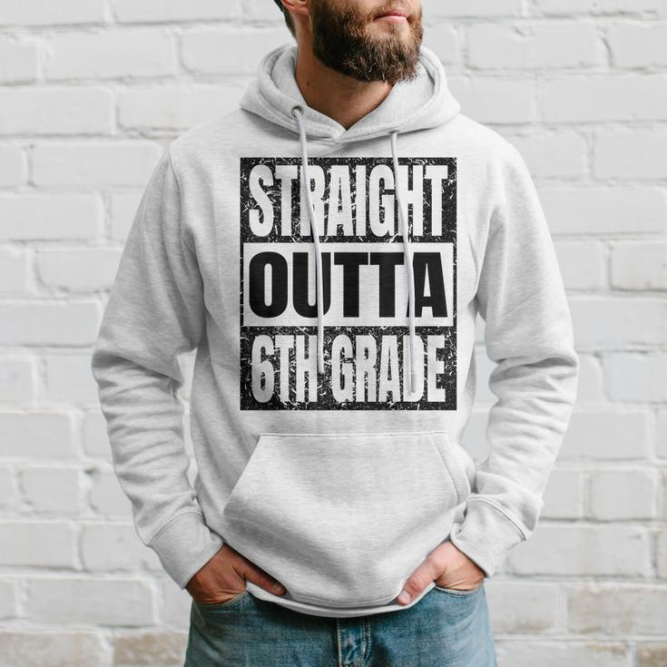 Straight Outta 6Th Grade Graduation Class 2023 Sixth Grade Hoodie Gifts for Him