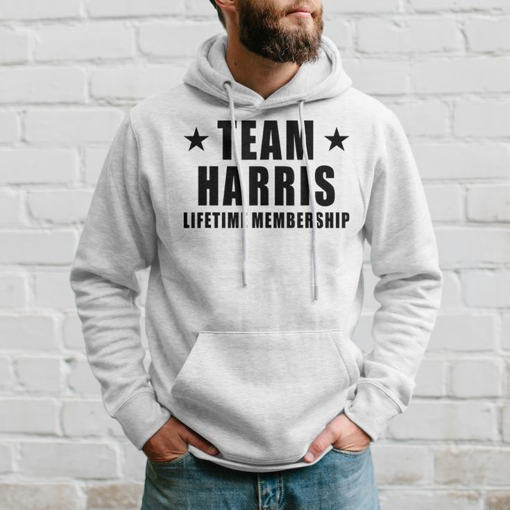 Team Harris Lifetime Membership Funny Family Last Name Hoodie Gifts for Him