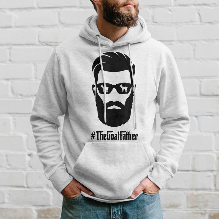 The Goat Father The Goatfather With Beard & Glasses Hoodie Gifts for Him