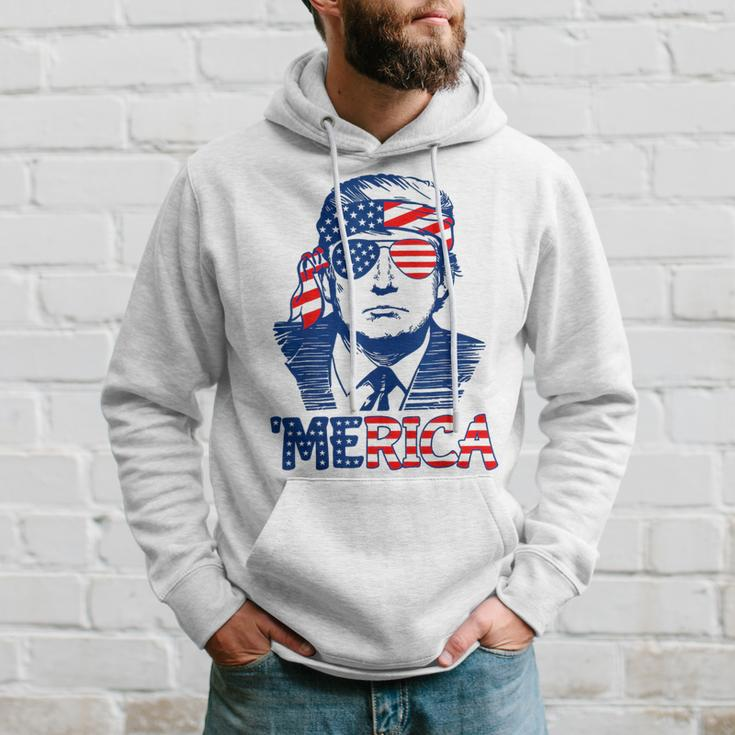 Trump 'Merica Trump 4Th Of July Hoodie Gifts for Him