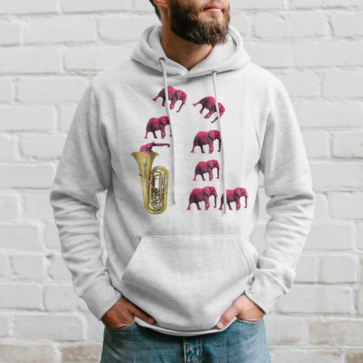 Tuba Funny Elephant Gifts For Elephant Lovers Funny Gifts Hoodie Gifts for Him