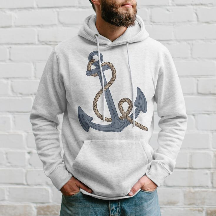 Vintage Nautical Anchor | Cute Retro Sailing Gift Hoodie Gifts for Him