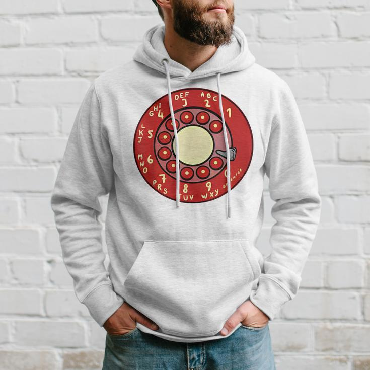 Vintage Rotary Dial Phone Hoodie Gifts for Him
