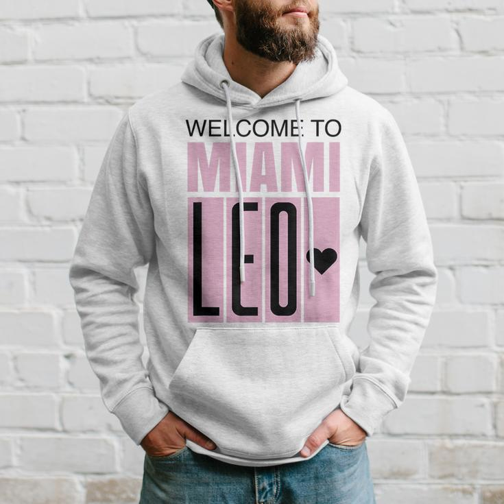 Welcome To Miami Leo 10 - Goat Gifts For Goat Lovers Funny Gifts Hoodie Gifts for Him