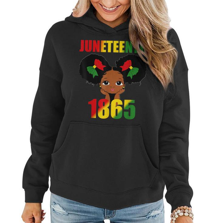1865 Junenth Celebrate African American Freedom Day Women Freedom Funny Gifts Women Hoodie