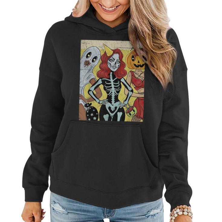 Witchy Sweatshirt Christmas Tops Women Zipper Sweatshirt Fall