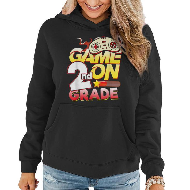 2Nd Grade Teacher & Student - Game On Video Controller   Gifts For Teacher Funny Gifts Women Hoodie