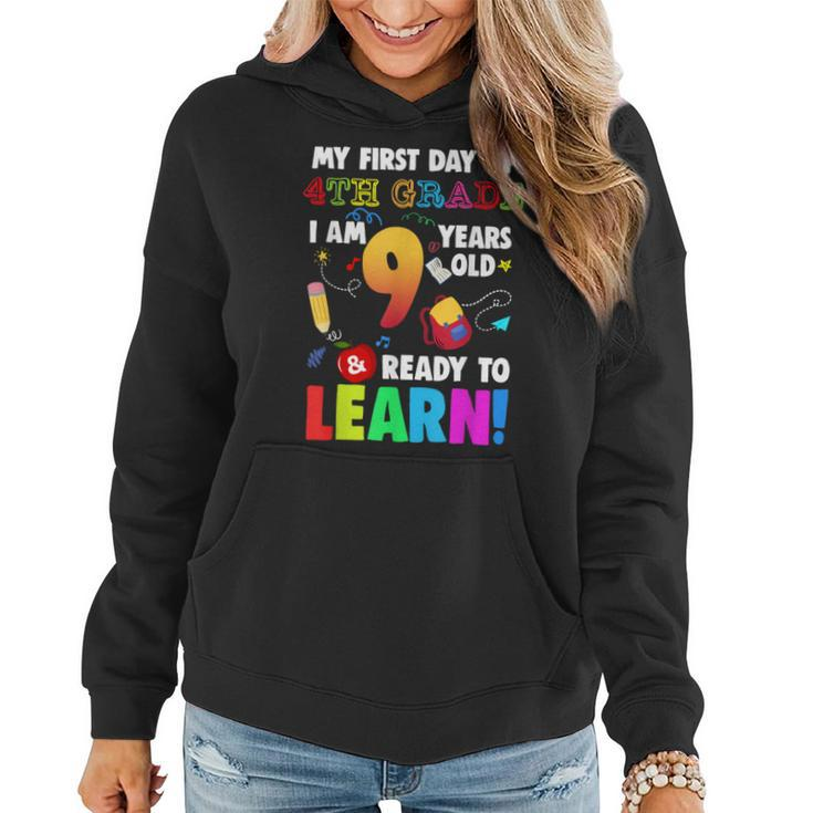 4Th Grade Back To First Day Of School Boys Girl Women Hoodie