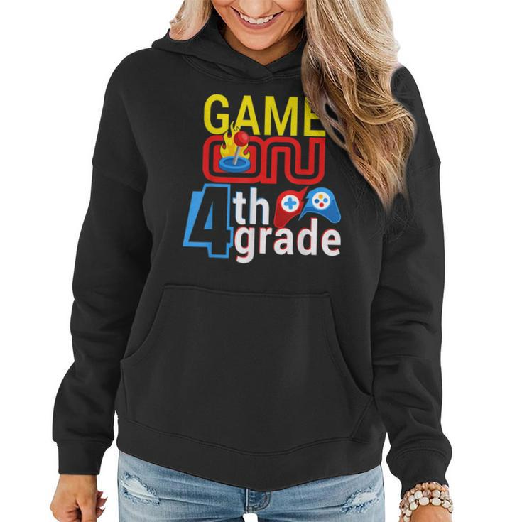 4Th Grade Student - Fun Game On Video Controller T  Women Hoodie