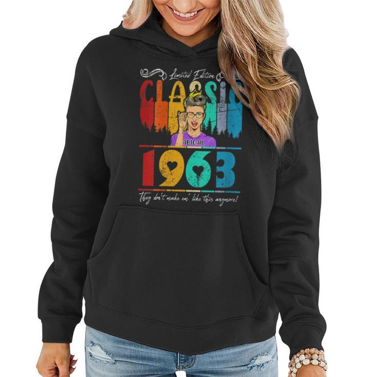 Abigail Name Mom Born In 1963 Mother's Day Women Hoodie
