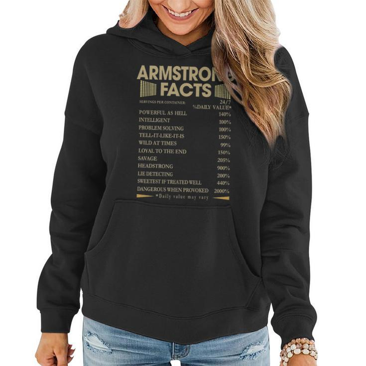 Armstrong Name Gift Armstrong Facts V2 Women Hoodie