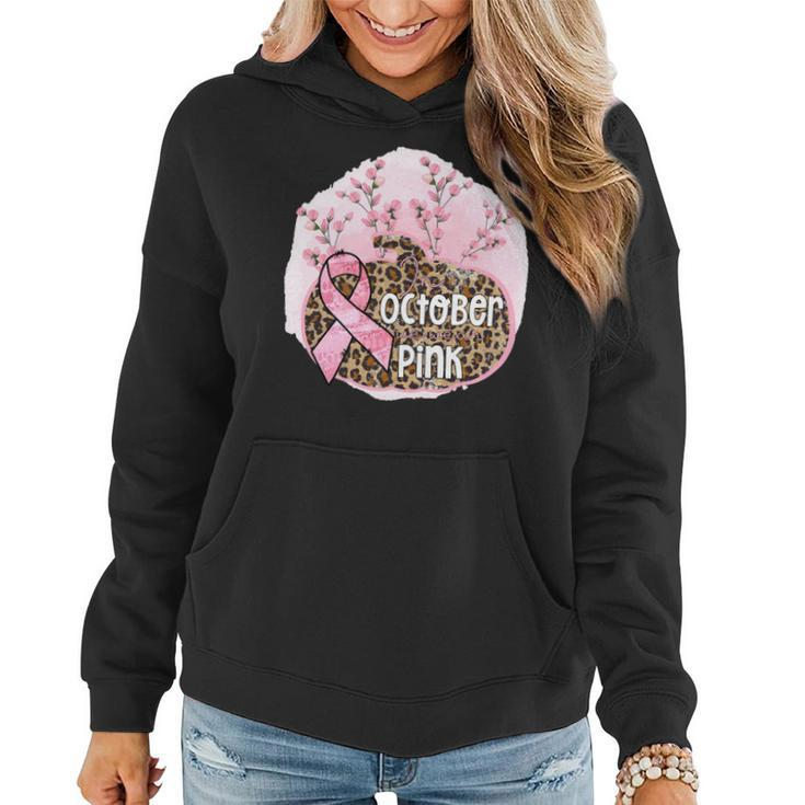 Bc Breast Cancer Awareness In October We Wear Pink Breast Cancer Awareness Pink October 50 Cancer Women Hoodie