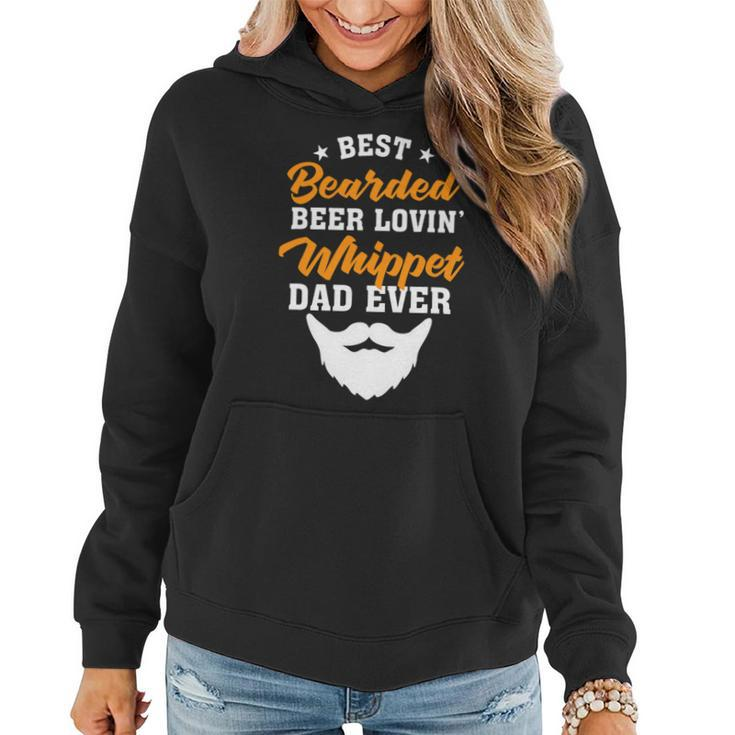 Beer Best Bearded Beer Lovin Samoyed Dad Funny Dog Lover Humor Women Hoodie