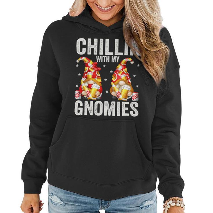 Beer Funny Beer Drinking Gnomes For Men Chillin With My Gnomies33 Women Hoodie