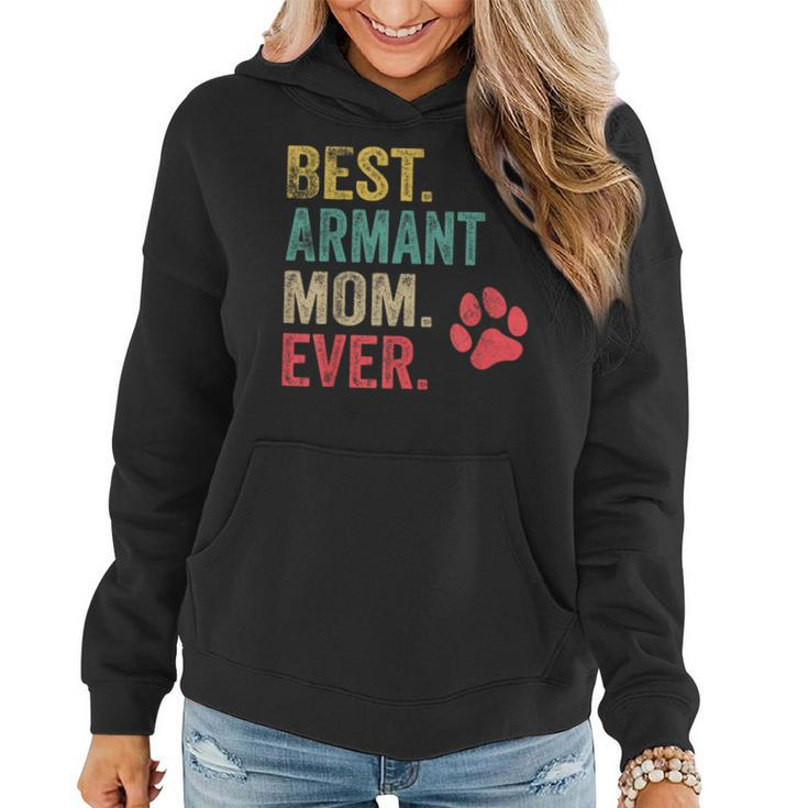 Best Armant Mom Ever Vintage Mother Dog Lover Women Hoodie