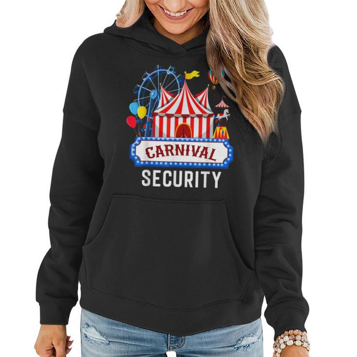 Carnival Security Circus Costume Carny Event Staff Women Women Hoodie