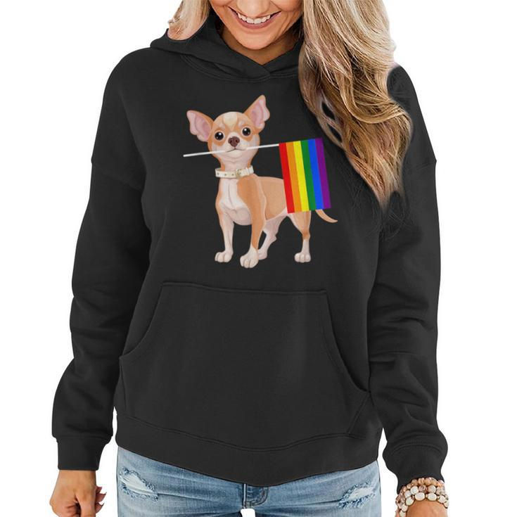 Chihuahua Lgbtq 2018 Rainbow Gay Lesbian Pride  Women Hoodie