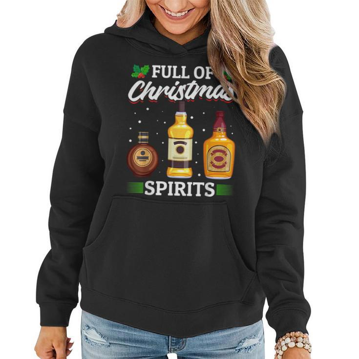 Christmas Alcohol Tequila Vodka Whisky  Women Hoodie