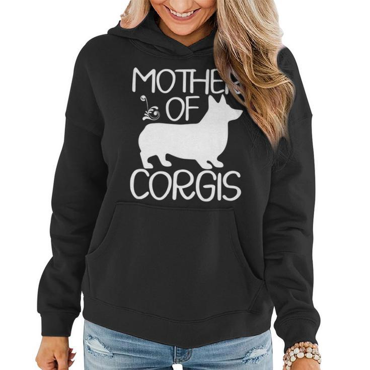 Corgi Dog Mother Of Corgis Mothers Day Women Hoodie