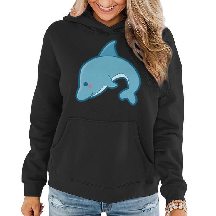 Cute Dolphin Aquatic Animals Marine Mammal Dolphin Trainers Women Hoodie