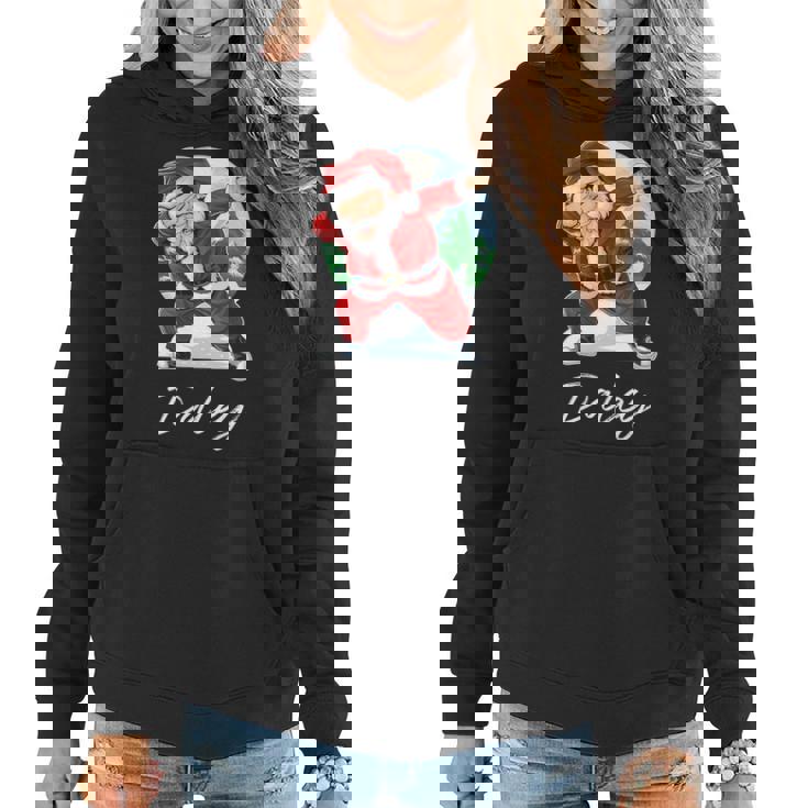 Daley Name Gift Santa Daley Women Hoodie