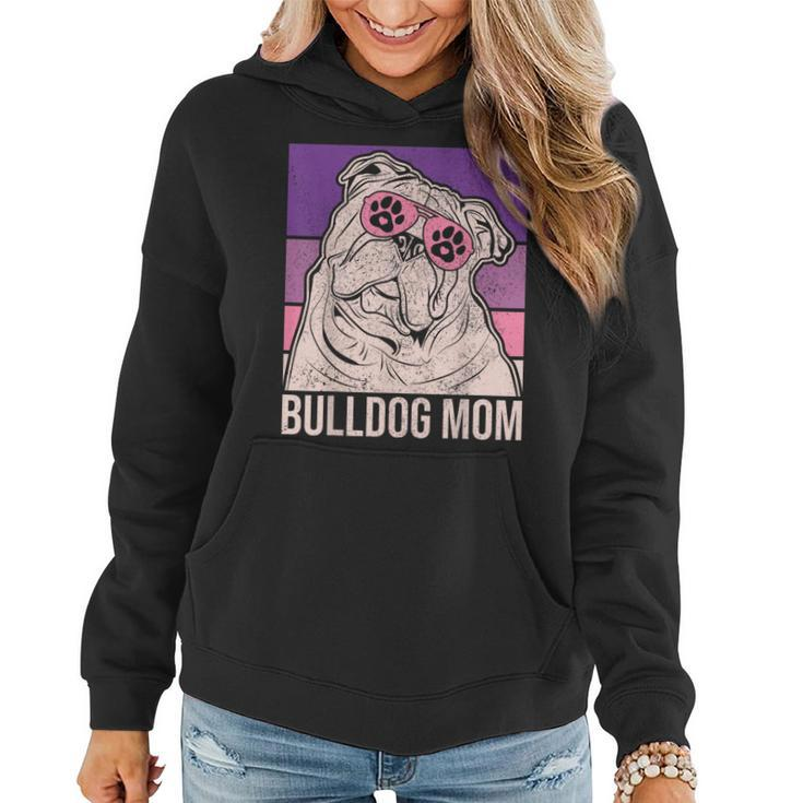 Dog Mama Pet Owner Animal Lover Outfit English Bulldog Mom  Women Hoodie