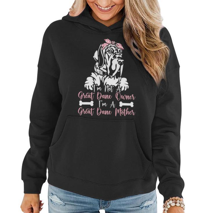 Dog Owner Dog Breed Mom Great Dane Mom Women Hoodie