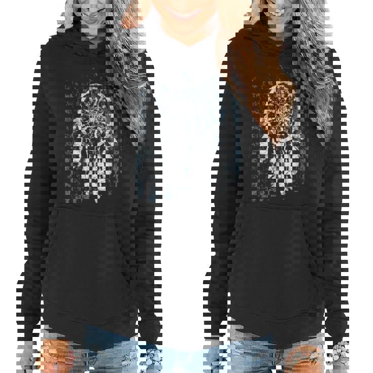 Dream Catcher Feathers Tribal Native American Boho Tapestry  Native American Funny Gifts Women Hoodie