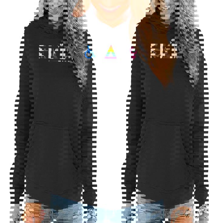 Equality Funny Lgbt Flag Gay Pride Month Lgbtq Rainbow Women Hoodie