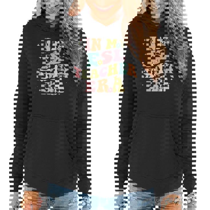 In My Esl Teacher Era Back To School Cute Retro Esol Teacher Women