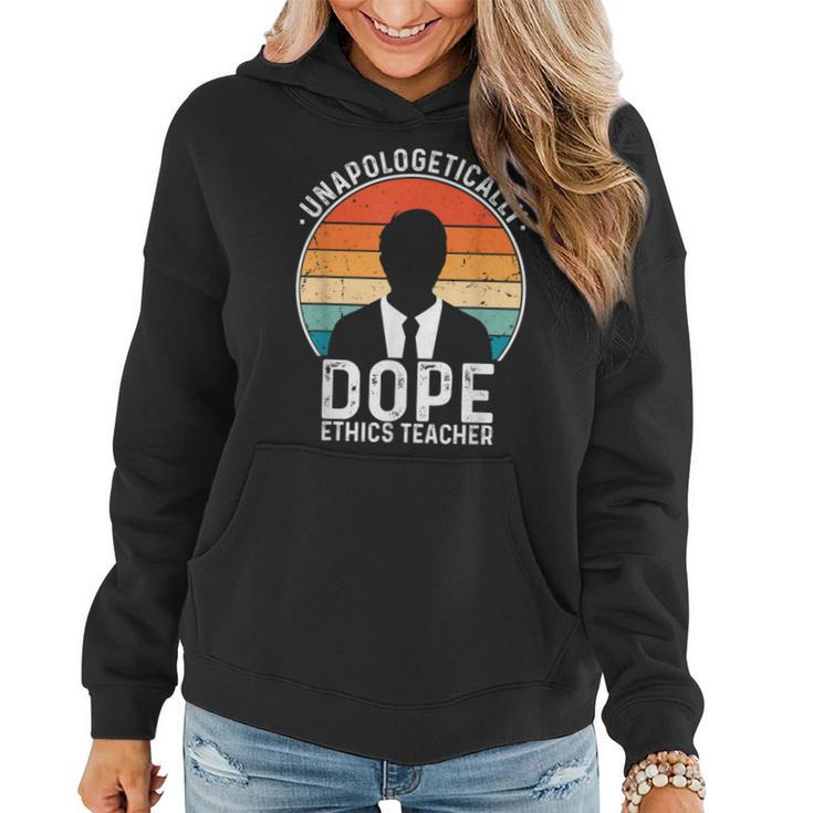 Ethics Teacher Unapologetically Dope Pride Afro History Women Hoodie