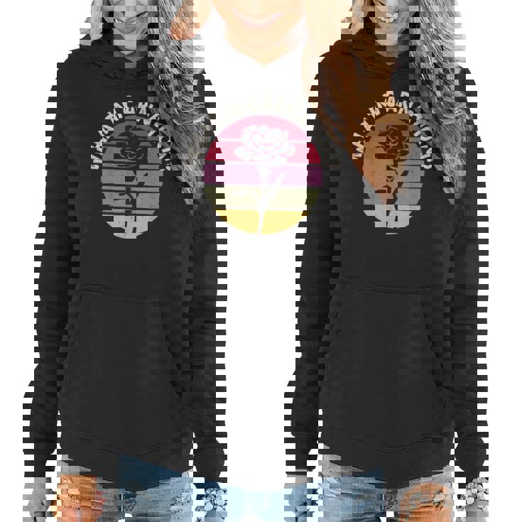Florist What In Carnation Gardening Floral Gardener Flowers Women Hoodie