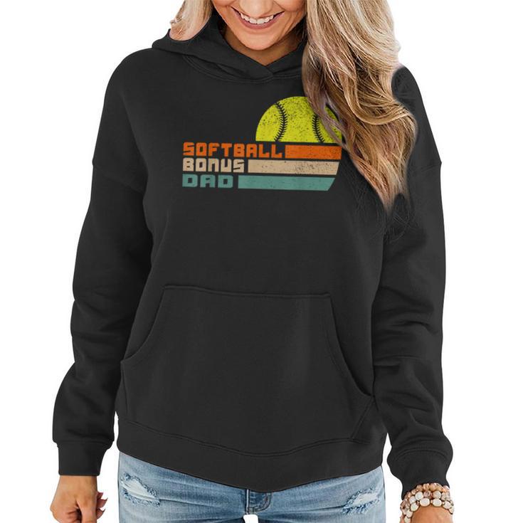 For Mens Softball Bonus Dad From Stepdaughter Stepson Son Women Hoodie