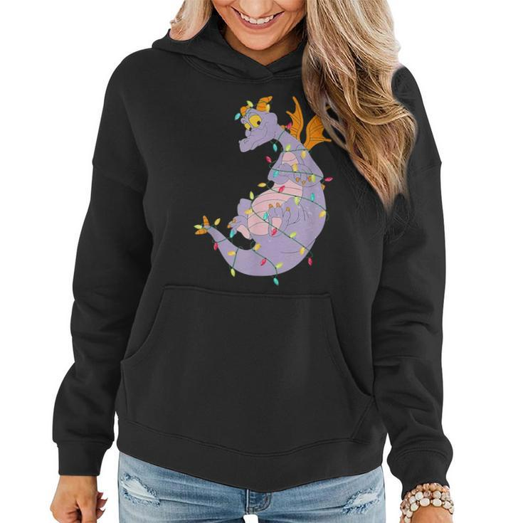 Cute Figment Lights Christmas Lover Animals Lover Women Hoodie