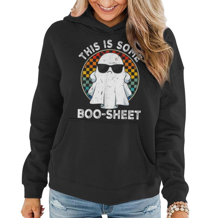 Halloween This Is Some Boo Sheet Costume Women Hoodie
