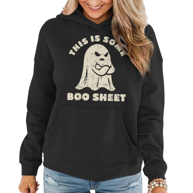 Halloween This Is Some Boo Sheet Costume Women Hoodie