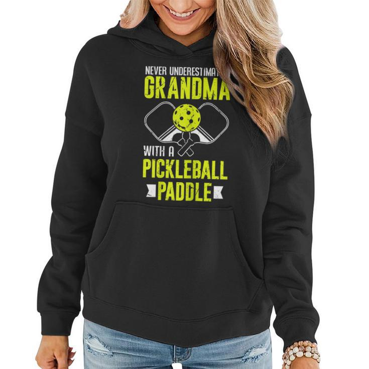 Funny Pickleball Grandma Graphic For Women Pickleball Player  Women Hoodie