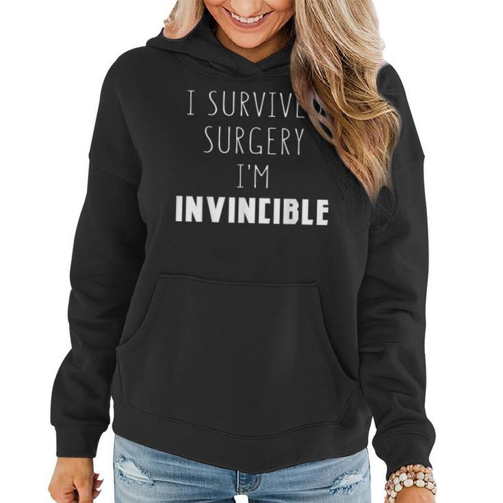 Funny Post Surgery Recovery T  Gift For Men & Women Women Hoodie