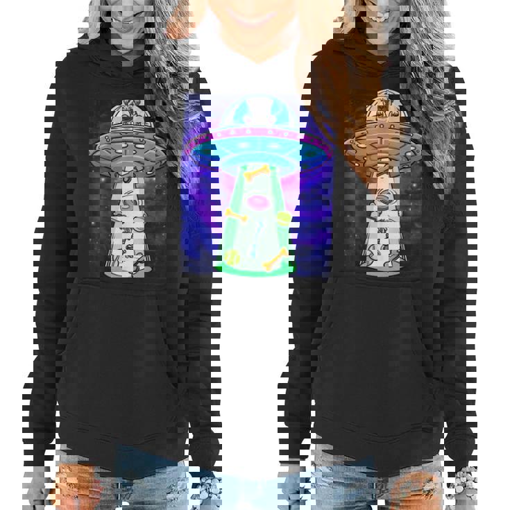 Funny Pug Pug Lover Pug Ufo Pug Mom Pug Dad Pug Women Hoodie