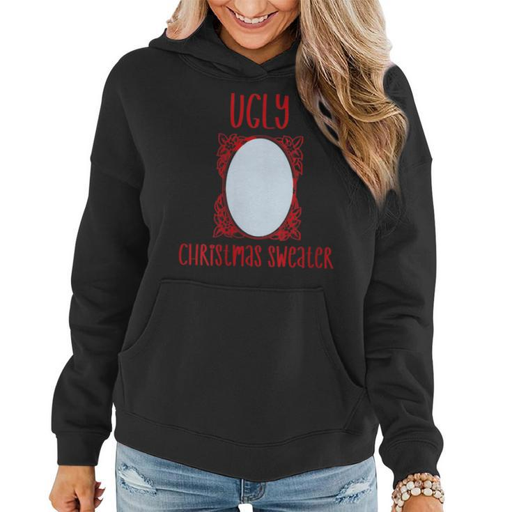 Ugly Christmas Sweater With Mirror Women Hoodie
