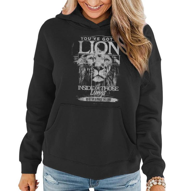 Get Up And Praise The Lord God Bless The United State  Women Hoodie