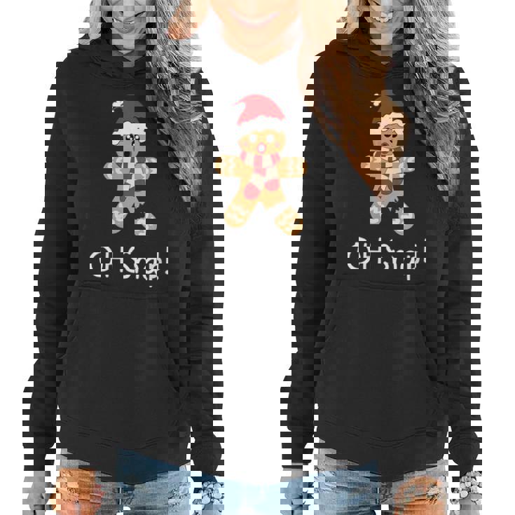 Gingerbread Cute Christmas Oh Snap Women Hoodie