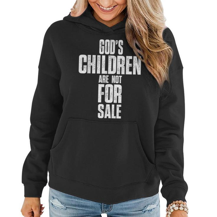 Gods Children Are Not For Sale  Women Hoodie