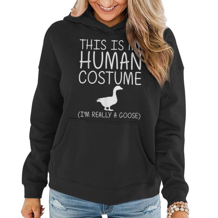 Goose Easy Halloween Human Costume Waterfowl Animal Diy Gift  Women Hoodie