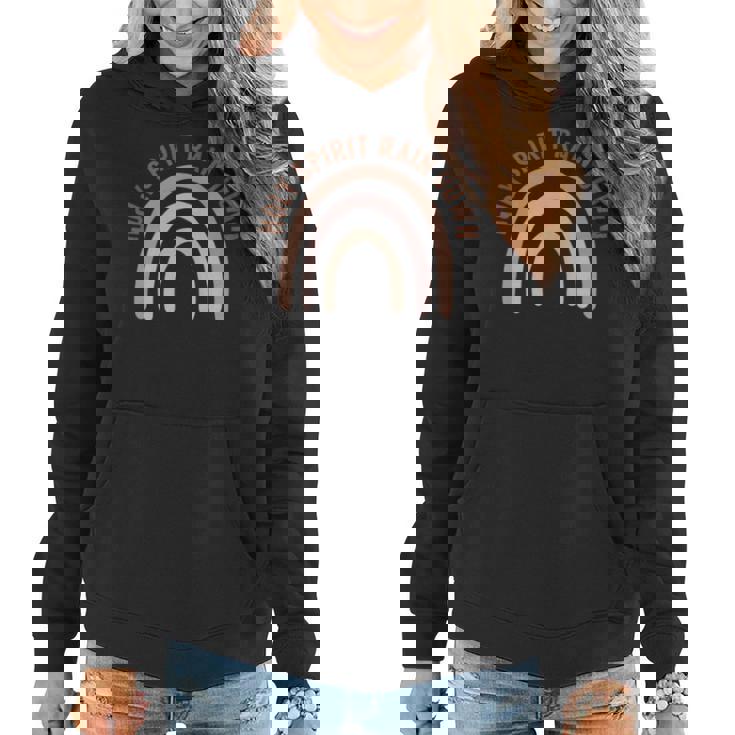 Holy Spirit Rain Down Neutral Boho Rainbow Jesus Faith  Faith Funny Gifts Women Hoodie