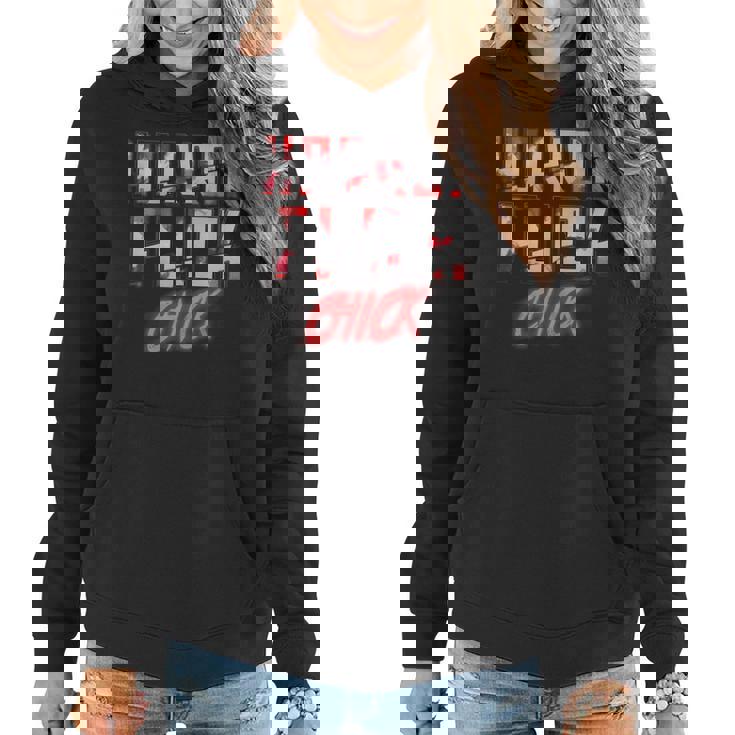 Horror Flick Chick Scary Movie Lover Scary Movie Women Hoodie