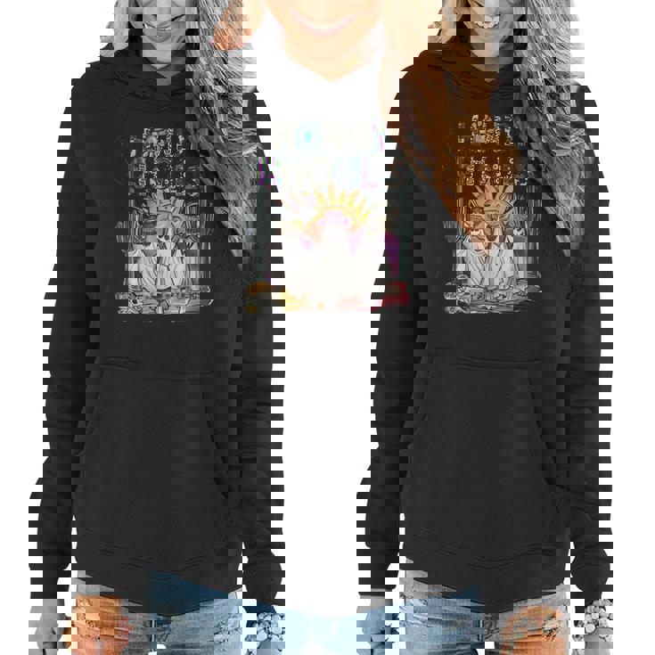 Howdy Ghouls Western Halloween Fall Ghosts Boo Halloween Women Hoodie