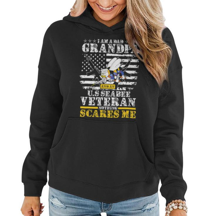 I Am A Dad Grandpa And An US Seabee Veteran 389 Women Hoodie