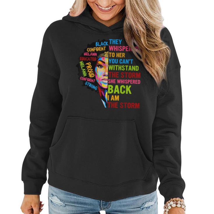 I Am The Storm Junenth Black History Month Women Women Hoodie