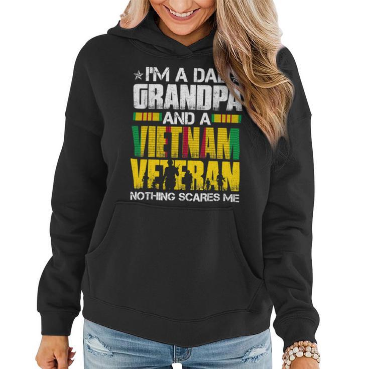 Im A Dad Grandpa And Vietnam Veteran Us Veterans Day 483 Women Hoodie